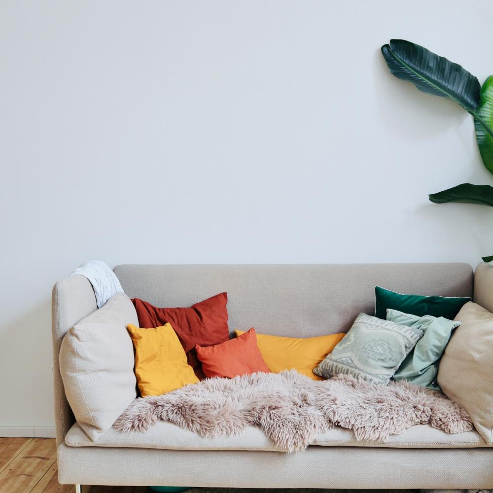 painted living room