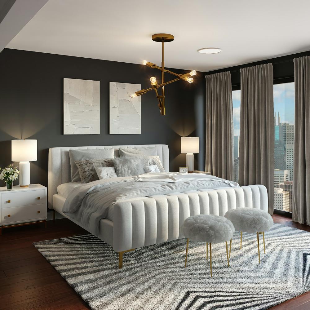 painted living room