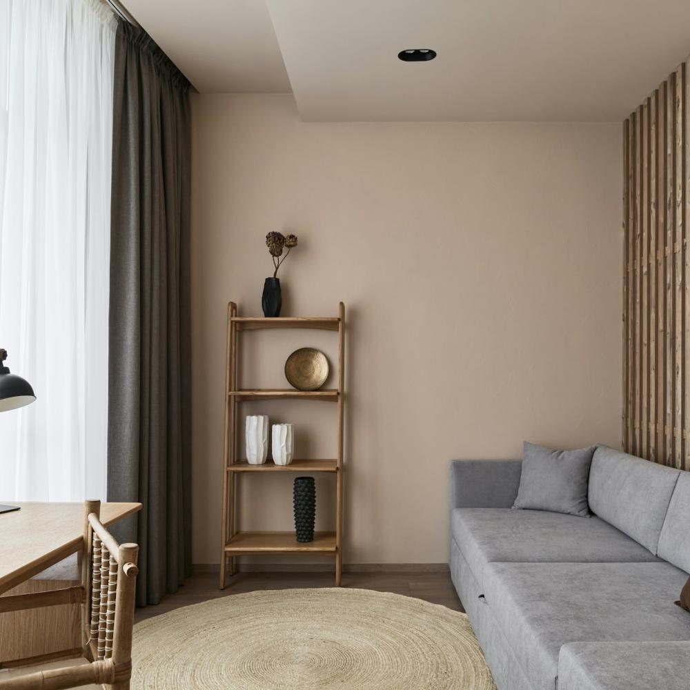 painted living room